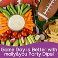 Molly and You Zesty OIF8 Garlic Party Dip Mix (Pack of 3) Keto