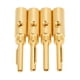 thumbnail image 1 of Conector banana 4 piezas de conectores banana dorados Bling Bling Conector tipo banana, 1 of 12