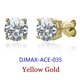 thumbnail image 1 of Pendientes de moissanita de diamante para mujer, aretes de tuerca de plata de ley 0,5 de 925-2ct de primera calidad, pendientes de moissanita 2023, 1 of 4
