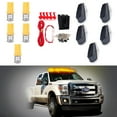 thumbnail image 4 of CCIYU 5x Smoke Cab Marker Clearance Light lamp Lens + Bright Yellow T10 LED Bulbs W/Base Housing + 1 Set Wiring Pack Switch Assembly Wire Harness, 4 of 5