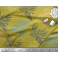 thumbnail image 2 of Soimoi Green polyester Crepe Fabric Berries Leaves Print Fabric by the Yard 42 Inch Wide, 2 of 3