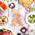thumbnail image 4 of ACDANC 2026 New Rabbit Shaped Charcuterie Board Wood Bunny Cutting Tray Cheese Platter Serving Board Platter Dessert Serving Tray Holiday Salad Dish Fruit Plate, 4 of 7