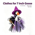 thumbnail image 2 of 7inch Desk Goose Outfits, Mini Halloween Goose Set with Purple Witch Hat, Skirt,Glasses and Pearl Necklace,Mini Goose Halloween Decoration for Tabletop Display, 2 of 6