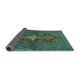 thumbnail image 2 of Ahgly Company Indoor Rectangle Persian Turquoise Blue Traditional Area Rugs, 2' x 3', 2 of 4