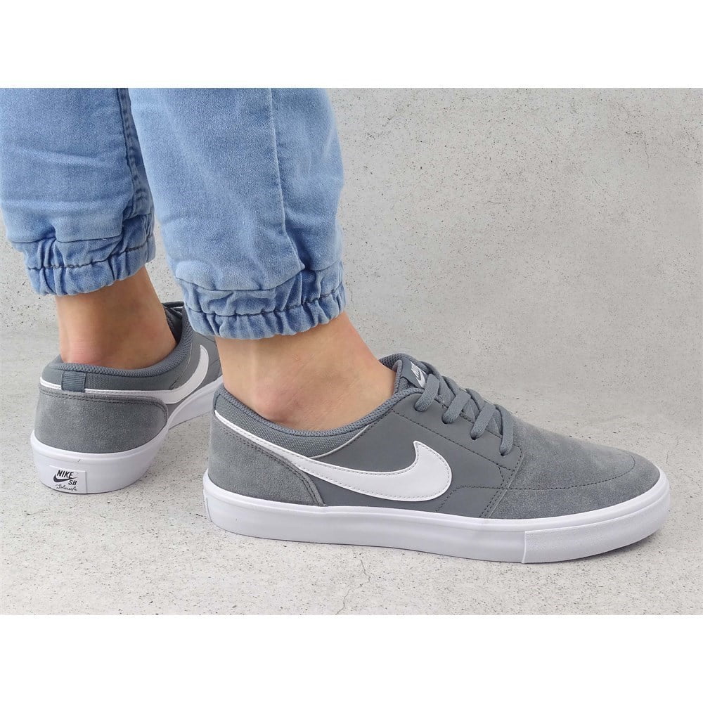 nike sb solarsoft portmore ii grey