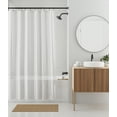 thumbnail image 1 of Mainstays Medium Weight Recycled PEVA Shower Liner, Clear, 1 of 6