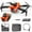 Orange, variant on KQJQS 4K GPS Drone with Brushless Motor | Foldable Under 250g Quadcopter w/ Auto Return, Follow Me & 20min Flight + Full Kit