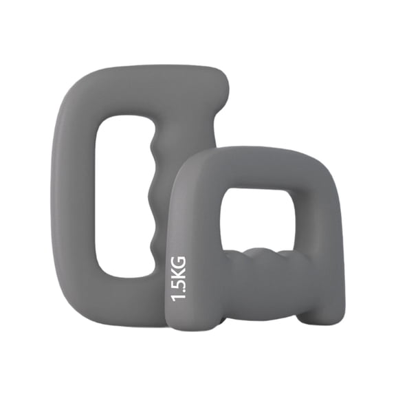 Pitycbo 2 Pieces Boxing Dumbbell Grip Dumbbell Portable Comfortable Hand Weight Handheld 1.5kg