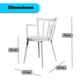 thumbnail image 3 of Set de Sillas de Comedor con Descansabrazos – Diseño Moderno y Resistente, 3 of 6
