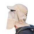 thumbnail image 2 of Baseball Cap Summer Outdoor Sun Hat Protection Bucket Boonie Cap Solid Adjustable Fishing Hat, 2 of 4