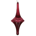 thumbnail image 1 of Vickerman MT194121D 12 in. Berry Red Candy Glitter Drop Ornament, 1 of 2
