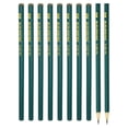 thumbnail image 1 of Unique Bargains Crayons Hexagonaux, Double Extrémité, 2B Graphite, Vert, 10 Unités, 1 of 6