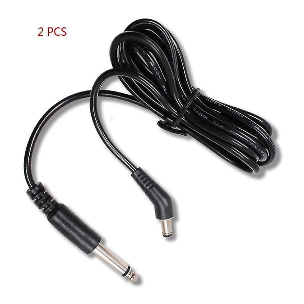Cable de alimentación con gancho para tatuajes, conexión CC de 6,35 mm, accesorio de suministro para máquina/pistola de tatuaje
