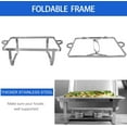 thumbnail image 5 of Chafing Dish Buffet Set 4 Pack 8QT Stainless Steel Food Warmer Chafer Complete Set with Water Pan, Chafing Fuel Holder for Party Catering, 5 of 8