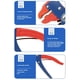 thumbnail image 3 of Alicates de escala de doble cara Kenally Pelacables automáticos Artesanía Azul, 3 of 6