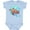 AE-Light Blue, variant on Inktastic Fort Lauderdale, Florida Swimming Sea Turtle with Bubbles Boys or Girls Baby Bodysuit
