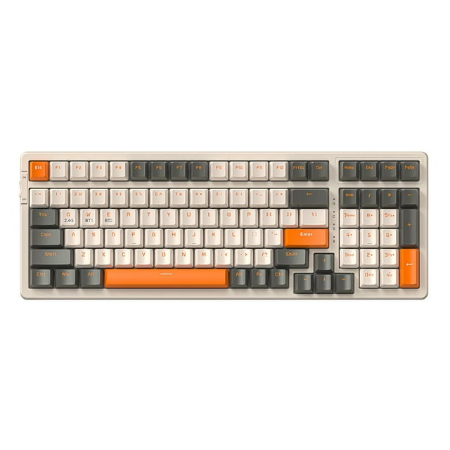 Clavier Gamer K96 100 Touches Compatible Bluetooth, Clavier Sans Fil à Commutation à Chaud
