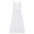 thumbnail image 3 of Manyakai Girls' Chiffon Dress Beaded Wedding Junior Bridesmaid Dance Party Prom White 6, 3 of 5