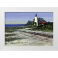 thumbnail image 1 of Bansemer, Roger 24x18 White Modern Wood Framed Museum Art Print Titled - St. Marks Lighthouse, 1 of 4