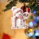 thumbnail image 3 of Snowman Letter Christmas Tree Holiday Decoration Pendant, Festive Ornament for Xmas Decor, Home Holiday Party Gift, Merry Snowman Hanging Decor, 3 of 6