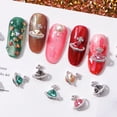 thumbnail image 4 of FloreceBien Abalorios de diamantes de imitación para uñas, diseño de planeta 3D, aleación de diamantes de imitación, cristales de gemas, joyería de manicura, decoración de uñas, adorno de manicura, 4 of 5