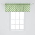 thumbnail image 2 of Ambesonne Garden Window Valance, Spring Plants Yard, 54" X 18", Pale Green Cream Yellow, 2 of 3