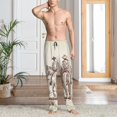 thumbnail image 4 of KLL Mens Pajama Pants for Men,Mens Lounge Pants,Funny Gifts for Men,Men's Pajama Bottoms-Cowboys Riding Horses, 4 of 5