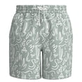 thumbnail image 1 of Traje de Baño OP Para Hombre Estampado Rayas Gris T M, 1 of 4