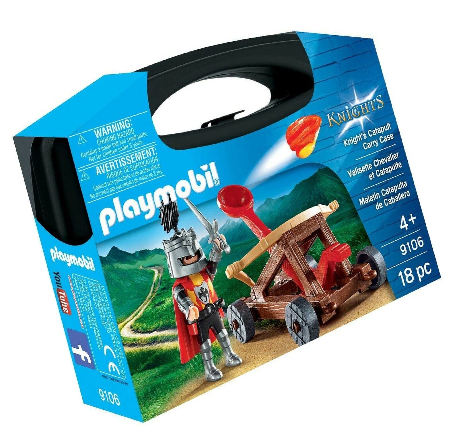 Playmobil Knights Catapult Carry Case