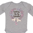 thumbnail image 4 of Inktastic Will You Be My Godmother Proposal Boys or Girls Long Sleeve Baby Bodysuit, 4 of 5