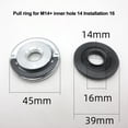 thumbnail image 4 of 1Set Self-Locking Pressure Plate For M14 Interface Quick Release Self-Locking Grinder Pressing Plate Flange Nut Power Chuck Kit A Smile Home, 4 of 9