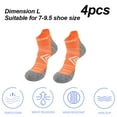 thumbnail image 2 of Calcetines de compresión de tobillo para hombres y mujeres, 4 pares, calcetines de compresión de corte bajo para correr con soporte para tobillo, 2 of 6