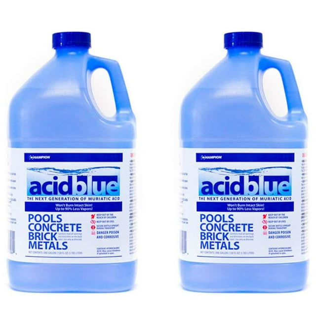 Champion Acid Blue Acide Muriatique pour Élimination des Taches d'Allée (2 Pack)