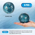 thumbnail image 5 of 6 Piezas Bolas Decorativas YONGSHENG Turquesa Cristal Mosaico Esfera Centro De Mesa, 5 of 5