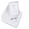 thumbnail image 4 of Hortense B. Hewitt 39005 Maman Mouchoir avec Broderie de Lavande, 4 of 4