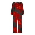thumbnail image 5 of Ensembles Assortis pour Femmes, Imprimé d'Halloween, Col Rond, Manches Longues, Ensemble de Pyjamas Confortables pour la Maison, Ensemble de Sport, Ensembles Assortis pour Femmes en Liquidation, 5 of 5