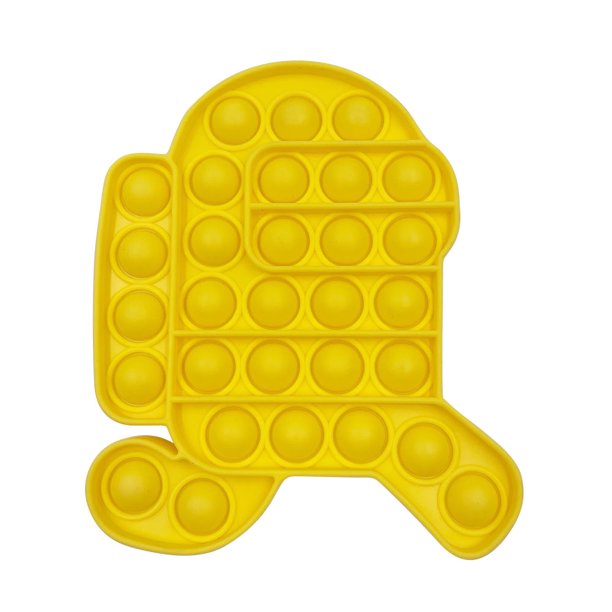 Spaceman Push Bubble Silicone Sensory Toys Autismo Stress Reliever (Amarillo) Tmvgtek Nuevos Originales