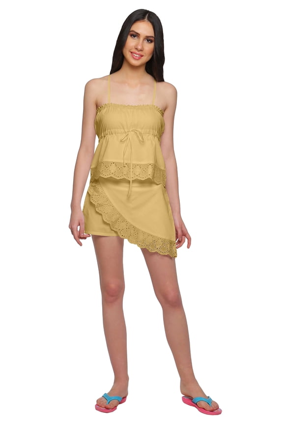 WoMen's Sleepwear For Ladies Cotton Short 2 Piece Set Nightdress