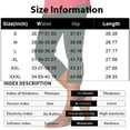 thumbnail image 3 of AzureSilk Women's Casual -Color Diamond-studded Slim-fit Cropped Bottoming Pants, Size S-3XL, 3 of 4