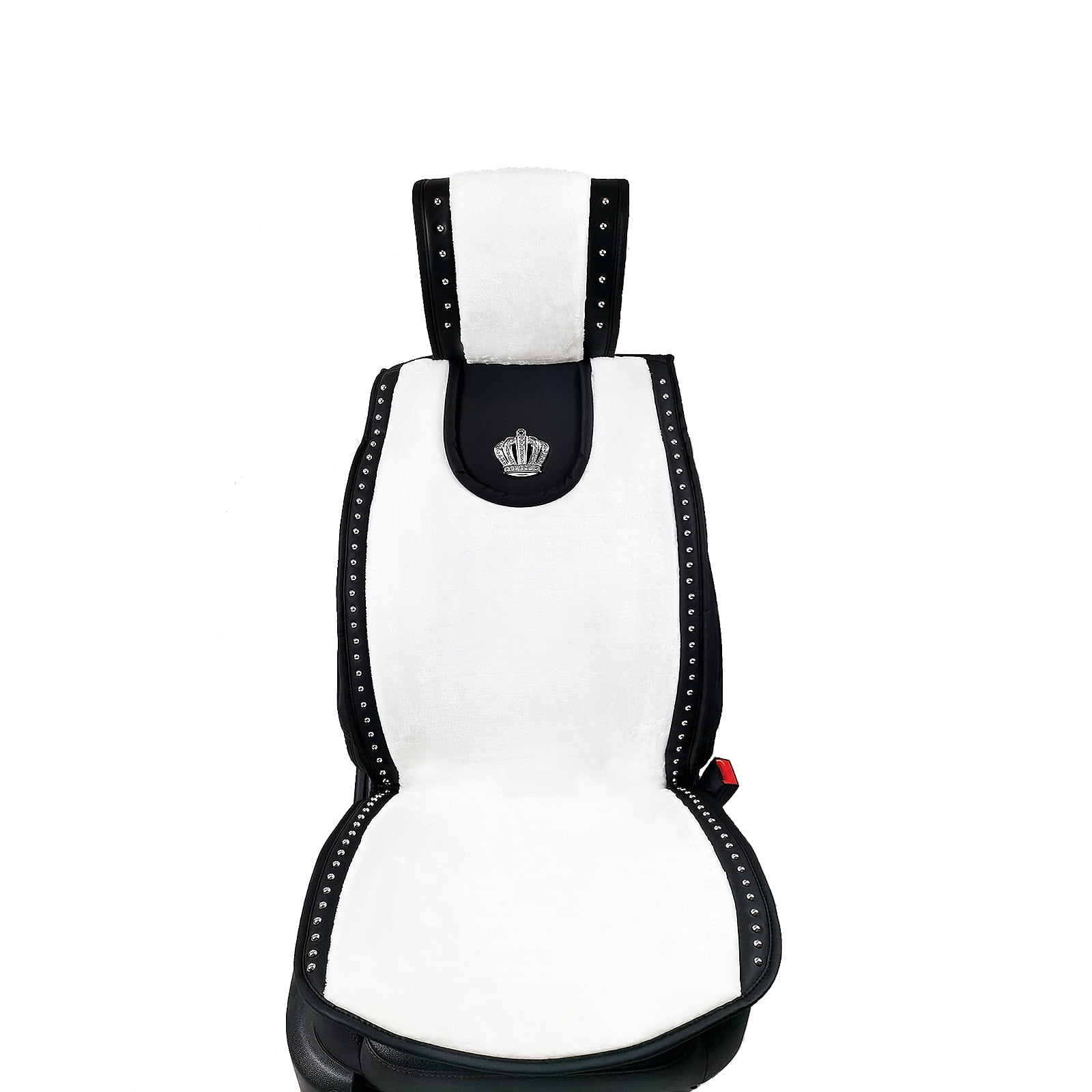 Carshaping Soft Velvet Crown Queen Seat Covers AllInclusive Universal