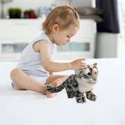 BJBSJSZ Snow Leopard Stuffed Animal, Eco Friendly Gifts for Kids, Plush Toy, Perfect for Hugging & Cuddling Ideal Birthday or Christmas Present