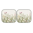 thumbnail image 7 of Kll Herbs And Wildflowers Windshield Sun Shade 2-Piece Foldable Car Front Window Sunshade For Most Sedans Suv Truck - Auto Sun Blocker Visor Protector Blocks Max Uv Rays - Large, 7 of 7