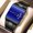 Black case, blue dial, black steel strap, variant on New Trendy Tech Electronic Watch for Men, Personalized Frameless Quartz Watch, Laser Starlight Wristwatch, Men's Fashion Watch