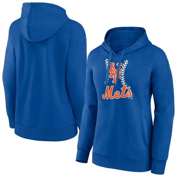 Women's Royal New York Mets Fastball Pullover Hoodie