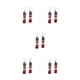 thumbnail image 1 of Pendientes de gota Minnieouse 1 par colgantes de botellas de cristal con flores, 1 of 6
