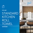 thumbnail image 5 of Scott Professional Kitchen Paper Towels, Bulk (41482), Fast-Drying Absorbency Pockets, White, Perforated (128 Sheets/Roll, 20 Rolls/Case, 2,560 Sheet Total), 5 of 9