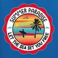 thumbnail image 6 of Wild Bobby Summer Paradise Let the Sea Set You Free Men Long Sleeve Shirt, 6 of 6