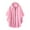 Pink, variant on FNFHFY Womens Rain Poncho Hooded Waterproof Cape Raincoat Fashion Lightweight 3/4 Sleeves Zip Up Rain jacket