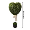 thumbnail image 4 of zhangmingg Heart Shaped Miniature Bonsai Tree Decorative Desktop Ornament for Home and, 4 of 8
