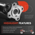 thumbnail image 4 of A-Premium Rear Driveshaft Assembly Compatible with Subaru Legacy 2005-2009 Automatic Transmission, 4 of 8